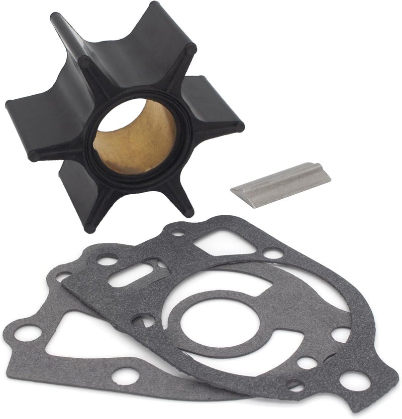 QUICKMARINER QuickMarine 89984 Water Pump Impeller Service Kit for Mercury Marine Mercruiser Force 65-225 HP Outboard and Sterndrive Motor Replacement 47-89984T3 47-89984 Sierra 18-3017 with Key and Gaskets - Image 1